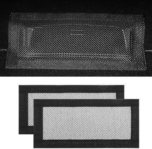 FANNAS 2 Pièces Tesla Model Y/3 Accessoires, Protection de la Grille D'Aération du Flux D'Air Remplacement pour Tesla Model 2019-2023, Universel Protections de Climatisation Sous les Évents