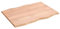 Homgoday Tablero de madera maciza tratada de roble marrón claro, 80 x 60 x 2 cm, borde vivo, repuesto para mesa de café de cocina, mesa de comedor, mesa de escritorio, encimera