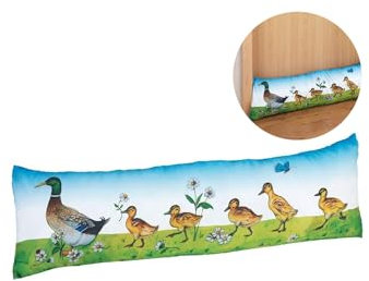 Boudin de Porte et fenêtre - Butée de Porte avec Velcro pour Fixation, 90 cm, Design Canard
