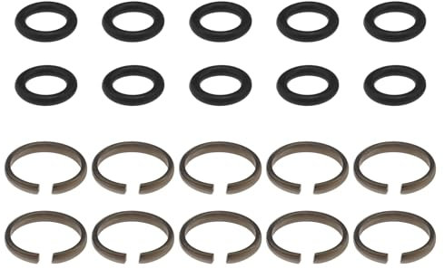 10 Sets Impact Wrench Socket Retainer Retaining Ring with O-Ring Suitable with 1/2 Inch Impact Wrench Tool Parts and Accessories