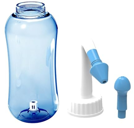Neti Pot Quetschflasche, Nasenspüler, Nasenspüler, Druckspüler | Nasenbewässerung, 300 ml Flasche