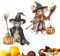Halloween Mice Stickers, Mice Wall Stickers, Creative Halloween Cartoon Mural, Creative Mice Broom Wall Mural, Home Decor, Wall Art, Nursery for Living Room