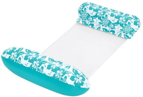 Bestway Hamac de Piscine Catching Rays - 114 cm x 81 cm x 22 cm - Vert/Blanc