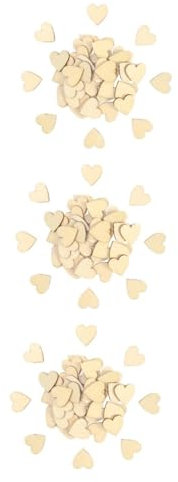 Anneome 150 Stk holzscheiben selber machen Hochzeit Herzdekorationen DIY-Kunsthandwerk Geschenkanhänger leeres Gästebuch holzperle woodcarver Protokollscheiben leere Holzscheiben hölzern