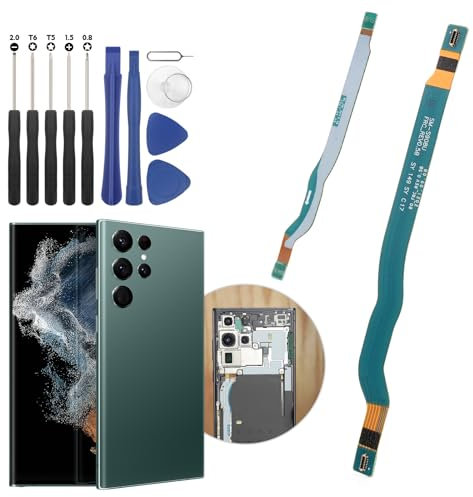 RongZy 5G Señal Cable Flexible de Antena para Samsung Galaxy S22 Ultra 5G Señal Cable Flexible Reemplazo para Samsung S22 Ultra 5G SM-S908B Accesorios con Reparación Herramienta
