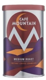 CAFÉ MOUNTAIN Instant Coffee Granules 100g – Medium Roast, Smooth & Rich Flavour, Premium Quality Coffee for Home & Office