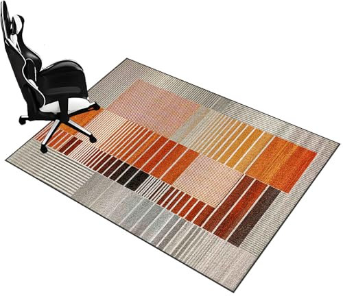 YUEAENK Antideslizante Silla Gaming Resistente 180 x 200 cm Alfombra para Juegos de Suelos de Madera Chair Mat Alfombrilla para Silla de Oficina Gaming Protector de Suelo Alfombrilla