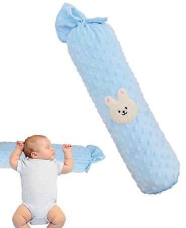 Iouyjiu Baby Body Pillow, Soft Bolster Cushion, zylindrische Form, Kissen mit ergonomischer Seitenschläferhalterung, und Reisekomfort bei Hause, 49 x 12 x 4,97 cm