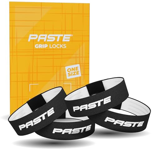 PASTE ® Schnürsenkel Fixierband für Kinder – Kein Verrutschen dank Silikonstreifen – Reißfest & elastisch – Fixierbänder für Fußballschuhe – 4er Set in Einheitsgröße – Schnürsenkel Halter