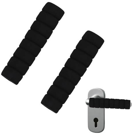 2 Stück Türklinkenpuffer, Türgriff-Schutz Schutzhülle Griff-Abdeckungen Weicher Schaumstoff-Schwamm Stopper Elastic Sicherheits Türgriffe, Wandschutz Türklinke