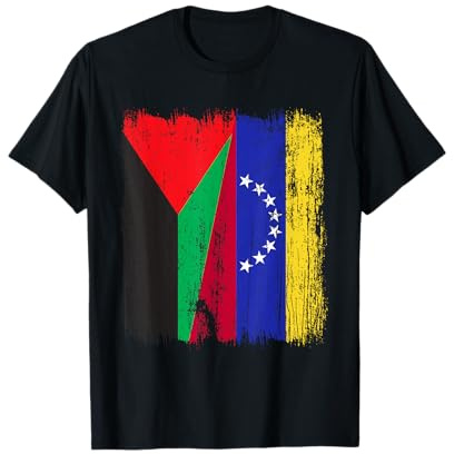 Maillot Martinique Venezuela Demi Drapeau Martinique Venezuela T-Shirt