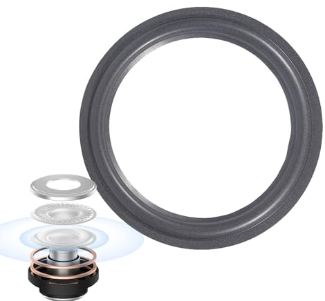 Kit de Reemplazo de Borde Woofer - Anillos de Altavoz de Espuma, Cuerno Surround - Piezas | Componentes del Sistema de Audio, Equipo De Sonido Estirable Borde Mantenimiento Con Subwoofer Reparación De