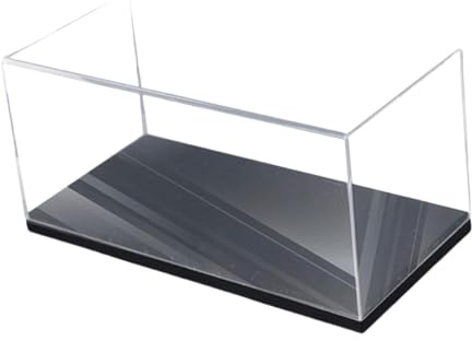 IOIUSKKU 1/18 Modellauto Vitrine aus staubdichtem Acrylglas – Hält Sammlerstücke sauber – Verhindert effektiv das Eindringen von Staub