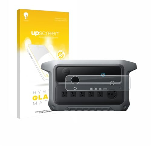 upscreen Schutzglas für Anker SOLIX C2000 Gen 2 | Entspiegelnder Displayschutz Made in Germany Matte 9H Schutzfolie Panzer Folie Glas Anti-Reflex Montage-Set Anti-Fingerprint