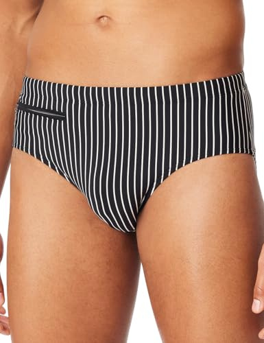 Schiesser Herren Schiesser Herren Badehose Slip mit Reißverschlusstasche Enganliegend Single Jersey - Aqua Badehose