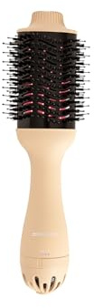 CREATE/CERAMIC LED VOLUME STYLER/Cepillo voluminizador arena/Función aire frío, doble tecnología LED, reduce el encrespamiento, 3 ajustes de temperatura, diseño ergonómico, 1050W