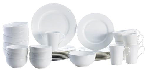 Mikasa 5225580 Delray Bone - Vajilla (40 piezas), color blanco