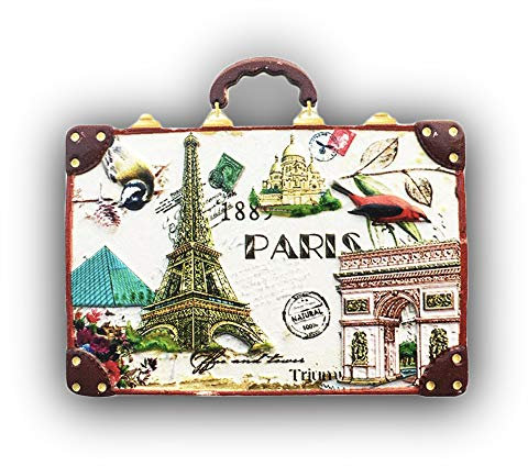 3D Paris France Refrigerator Fridge Magnet Tourist Souvenirs Handmade Resin Craft Magnetic Stickers Home Kitchen Decoration Travel Gift