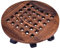 GuTen 14/35cm Rollen Hölzerner Pflanzer Caddy Topfpflanzständer mit Rädern Runder Blumentopfständer Indoor Outdoor-Pflanztrolley mit um 360 ° drehbaren Rollen Rolling Tray Coaster Garden Pot Dolly