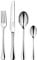 Robert Welch Radford Bright, 24 Piece Cutlery Set for 6 People. Made from Stainless Steel. Dishwasher Safe.