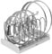 LIVIVO Lid Holder Organiser Rack for Pot and Pan Lids, Takes Most Sizes of Lids from Pans, Casseroles etc