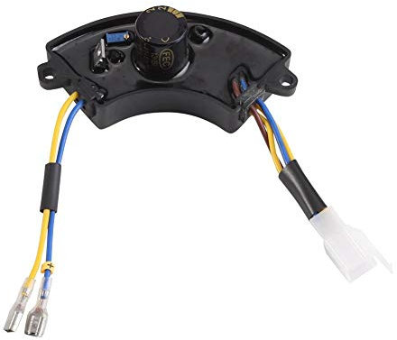 Regulador de Voltaje del generador, 220 uF 250 V Regulador de Voltaje automático en Forma de AVR, Adecuado para Gasolina de 2KW - 3KW 168F Generador eléctrico