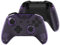 eXtremeRate Cover Grip per Xbox One S X Controller Model 1708,Custodia Frontale Case Scocca Copertura Impugnatura Shell Ricambio per Xbox One S X Joystick-Trasparente Viola