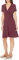 Amazon Essentials Robe Effet Cache-cœur à Manches Courtes Femme, Bordeaux, XXL