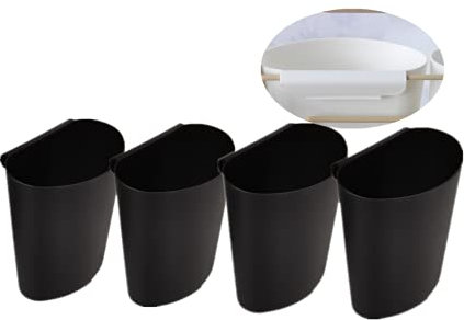 4 soportes colgantes para tazas, accesorios para carrito rodante, contenedores para plantas, macetas colgantes, ahorro de espacio, cubo de almacenamiento, soporte para lápices, soporte para lápices de