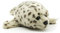 Uni-Toys – Seehund grau-gepunktet - 32 cm (Länge) - Plüsch-Robbe - Plüschtier, Kuscheltier