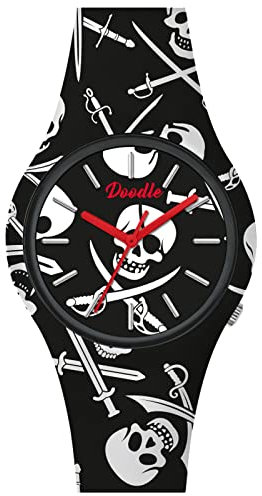 Doodle Watch Armbanduhr Skull Mood Tattoouhr Skull & Sword DO42007