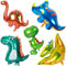 5 Stücke Folien Dinosaurier Luftballons, Dinosaurier folienballon, Dino Luftballons Party, folienballon Kinder Gross für Geburtstag Geschenk, Dinosaurier Jungle Geburtstag Deko Jungen 1 2 3 Jahre