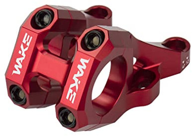 CYSKY Direct Mount Stem 31.8mm Clamp, One- Piece Construction Lightweight Design for Dual Crown Forks (Red)