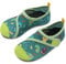 Kinder Badeschuhe Wasserschuhe Strandschuhe Mädchen Junge Schwimmschuhe Barfußschuhe rutschfeste Surfschuhe Sportschuhe Kleinkind Schwimmbad(Green Dinosaur,26/27 EU)