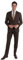 Steffen Klein Herren Anzug elastisch| Business Anzug | braun| Regular Fit | Klassischer Stil, Elegant | Bequeme Passform und Professioneller Look | Unvergleichbarer Komfort | Größe: 102