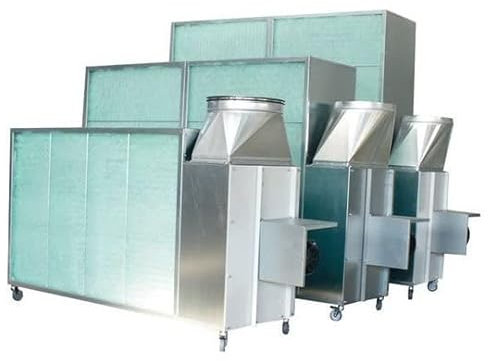 MST-DESIGN Absauganlage Mobile Farbnebelabsauganlage Farbnebelabsaugung Spritzwand 2600 x 1500 x 600 mm I NEU