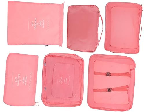 ABOOFAN Reiseaufbewahrungstaschen aus Polyester Wasserabweisend und Robust Tragbare Kleideraufbewahrungsbeutel für Kofferorganizer und Reisekleidung