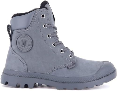 Palladium Unisex Pampa Sport Cuff WPS Boot, Dark Shadow, 7.5 Women/6 Men