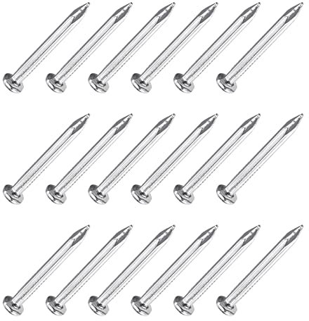 METALLIXITY Wand Zement Nägel (3x40mm) 50Stk Karbonstahl Hardware Nägel - für Haus Wartung Basteln Holzarbeiten