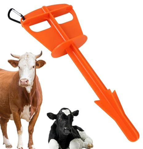 Idezek Butt Hook Combo | Tierisches Analwerkzeug | Mehrfarbiges Out-Tool mit Karabiner, langlebiges Tier-Anal-Ankleidewerkzeug für die Analreinigung von Hirschen und großen Nutztieren