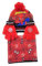 Spiderman Marvel's Mütze, Schlauchschal und Handschuhe für Kinder | Spiderman Marvel-Hut Winterset mit Innenfutter und Handschuhen, rot, 52