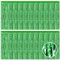 20 Pack Green Foil Fringe Curtain Backdrop, 3.2ft x 8.2ft Metallic Tinsel Curtains Party Backdrop, Hanging Streamers for Birthday Party Decoration Wedding Holiday Christmas Decoration (Green)
