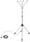 Breeshy Brumisateur sur Pied pour Terrasse Extérieure, Système de Brume Stand Réglable de 4,1 Pieds pour Refroidissement Extérieur, Support Portable
