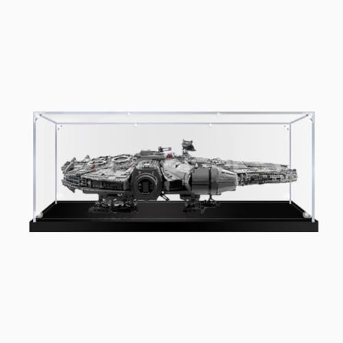 Acryl-Vitrine für Lego 75192 Millennium Falcon Modell, staubdichte Displaybox, Aufbewahrungsbox, transparente Box, Displaybox, kompatibel mit Lego 75192 (nur Hülle, kein Modell)