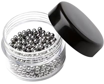 Fenteer Décanteur Perles Nettoyantes Boules Nettoyage Inox Réutilisables Accessoires Nettoyant Carafe Verre Outil Bouteille Conviennent Utilisation Domestique, 3 Mm