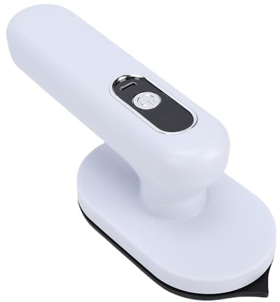 Annadue Kabelloses Bügeleisen für Kleidung, Tragbares Zusammenklappbares Kabelloses Trockenbügeleisen, 5S Schnelles Aufheizen, 3 Temperatureinstellungen, 1200 mAh, für Zuhause und
