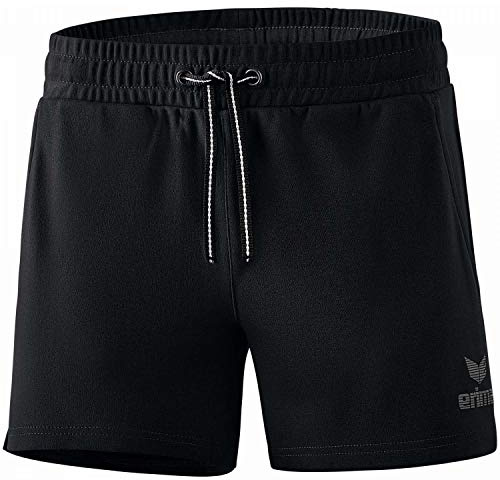 ERIMA Damen Shorts Essential Sweatshorts, schwarz, 44, 2321803