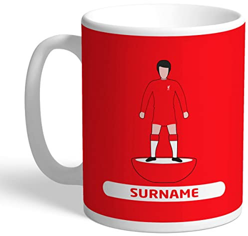 Personalised Liverpool FC Tasse mit Spielerfigur.