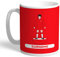 Personalised Liverpool FC Tasse mit Spielerfigur.
