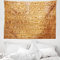 ABAKUHAUS Hieroglyphe Wandteppich, Hieroglyphs Zusammensetzung aus Weiches Mikrofaser Stoff Waschbar ohne Verblassen Digitaldruck, 150 x 110 cm, Blass Orange Bernstein